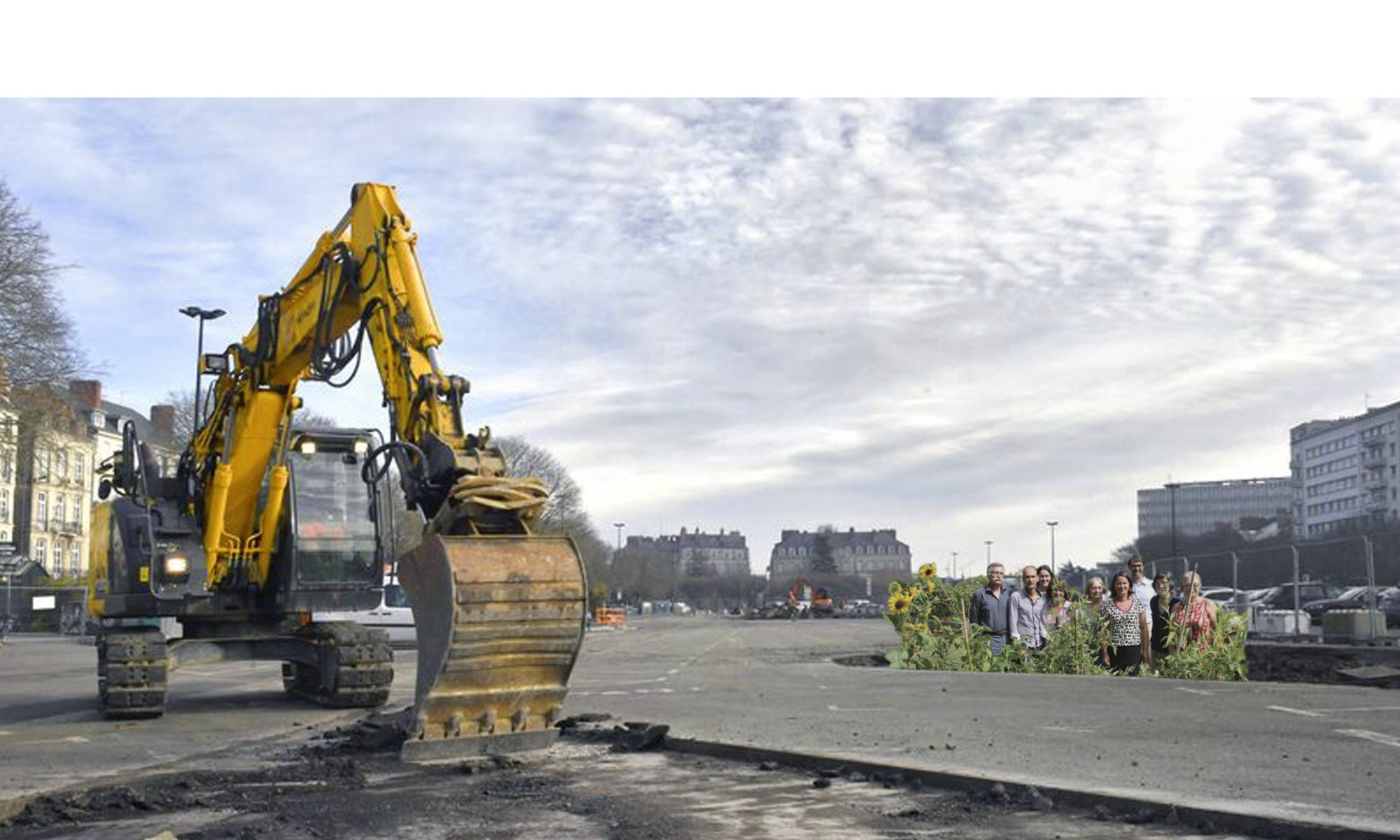 La « renaturation » de la ville est en marche. Le principal travail incombe au service communication.