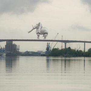 Des éléphants rodent autour de Nantes.